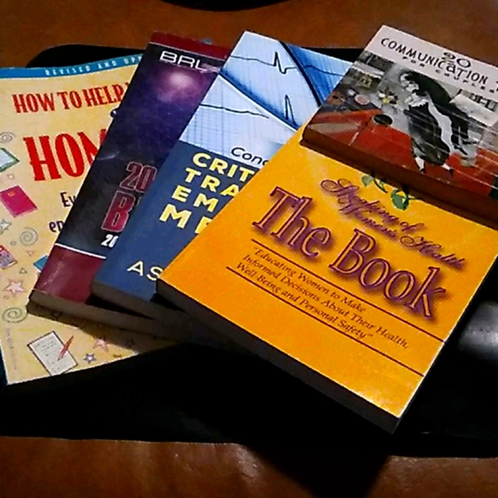 Self care book lot. "Speaking of womens Health"